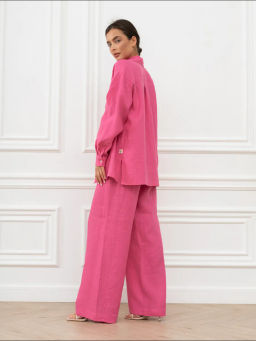 Брюки женские Лён Бежевый - Modamica фото 9