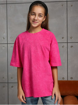 Футболка "Винтаж" Розовый Девочка