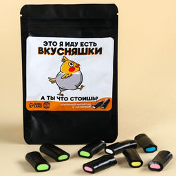 Мармелад лакрица Иду есть вкусняшки с начинкой, 50 г.