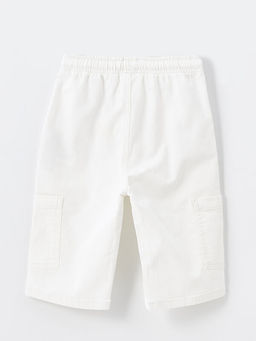 Beli Lastikli Basic Erkek Bebek Jean Kapri - Waikiki фото 3