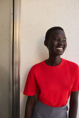 Camiseta en punto fino