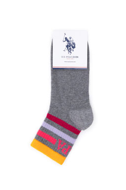 Женские серые меланжевые носки Неожиданная скидка в корзине - U.s. polo assn фото 4
