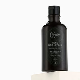 Гель для душа Black Onyx, аромат сандаловое дерево, 290 мл, Чистое счастье