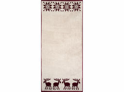 Полотенце махровое 6с102.411ж1 Расписные и олени(кр.дерево1) 67х150см