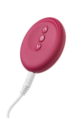 Многофункциональный вибратор LEroina Caberna, силикон, бордовый, 20 см