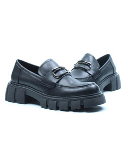 03-C1821-1 BLACK Лоферы женские (натуральная кожа)