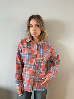 K11205 Рубашка OVER SIZE СВ_РОЗОВЫЙ_02