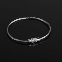 Цена за 3 шт. Брелок для ключей TORSO, стальной трос, 16 см