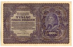 Банкнота 1000 марок 1919 года Польша