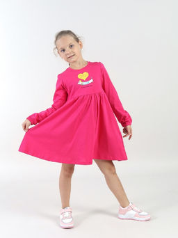 CRB wear / CWKG 63936-46 Платье для девочки,фуксия  фото 2