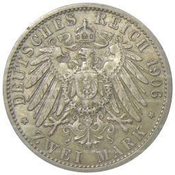 2 марки 1906 года A Германия (Пруссия)