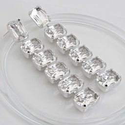 Серьги длинные на гвоздиках арт. 13 3738 (id 277075)