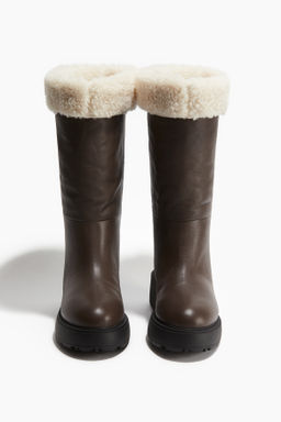 Botas de piel con forro c?lido - H&m фото 4