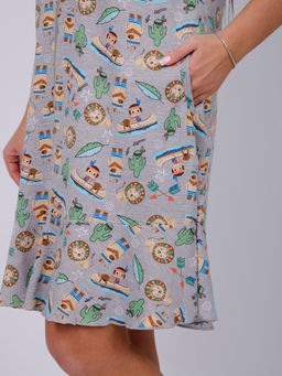 Халат Гаечка 3, трикотаж - Малина фото 8