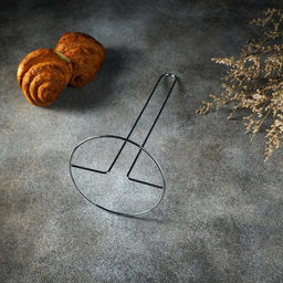 Держатель для бумажных полотенец настольный Доляна, 13.5×13.5×28 см, хромированный