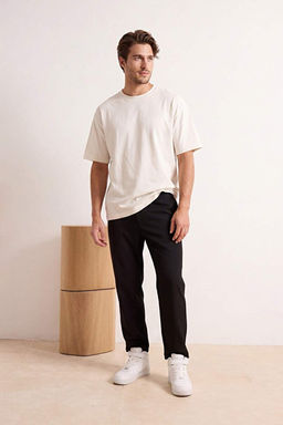 Siyah Straight Erkek Pantolon TMNSS26PL00025