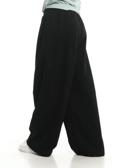 Брюки с лампасом для девочки 22-7697 черный - Mini maxi фото 4