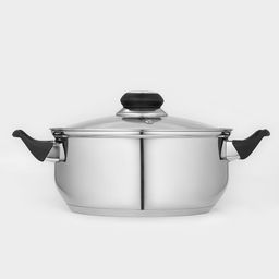 Кастрюля Astell, 2.8 л, d=20 см, с крышкой, капсульное дно, нержавеющая сталь, хромированная