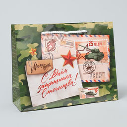 Пакет ламинированный Полевая почта, MS 23 х 18 х 8 см