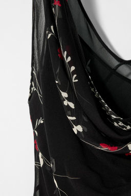 SILK PRINTED DRESS KATE MOSS X ZARA фото 4