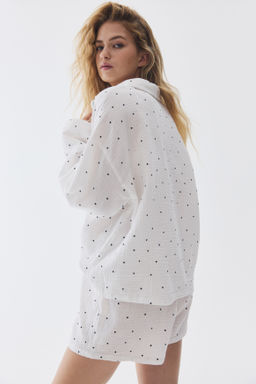 Camisa y pantal?n corto de pijama - H&m фото 16