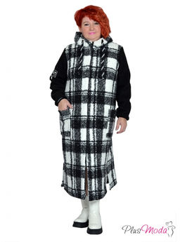 Пальто Модель №1773 размеры 44-84 - Plusmoda фото 2