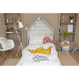 Постельное белье Этель 1.5 сп Little queen 143*215 см, 150*214 см, 50*70 см -1 шт,100% хл, бязь  фото 9