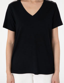 Siyah Regular Fit Ti__rt - Pierre cardin фото 6