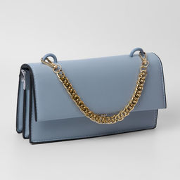 Цена за 3 шт. Цепочка для сумки, с карабинами, металлическая, плоская, плотное плетение, 15×10 мм, 30 см, цвет золотой