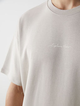 Bisiklet Yaka K?sa Kollu Nak??l? Erkek Ti??rt