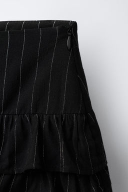SHINY STRIPED BERMUDA SKORT - Zara фото 3