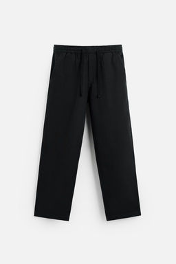 COTTON-LINEN RELAXED FIT TROUSERS - Zara фото 25