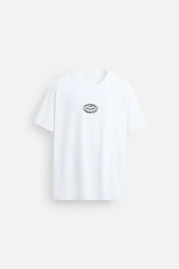 T-SHIRT WITH CONTRAST EMBROIDERY - Zara фото 7