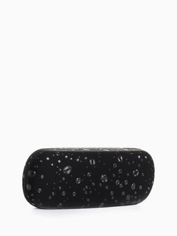 Футляр для очков на хлопушке, с принтом, размер 16×6×3 см, чёрный