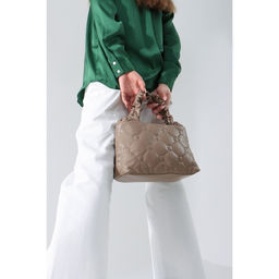 Сумка-тоут на молнии, длинный ремень, цвет коричневый - Simaland фото 4