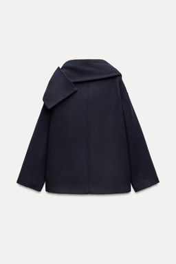 WOOL COAT WITH SCARF - Zara фото 15