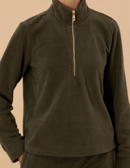Kahverengi Regular Fit Polar Sweatshirt - Pierre cardin фото 6
