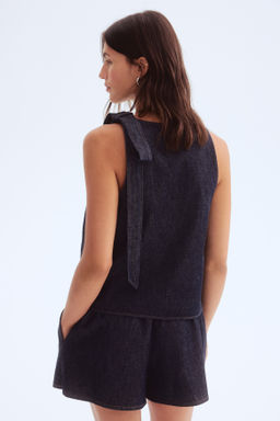 Top denim con lazada - H&m фото 3