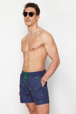 TRENDYOL MAN Lacivert Standart Fit Yengec Desenli Deniz Sortu TMNSS24DS00006 - Trendyolmilla фото 19