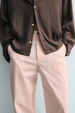 PANTAL?N CHINO RELAXED FIT / Rosa palo - Zara фото 6