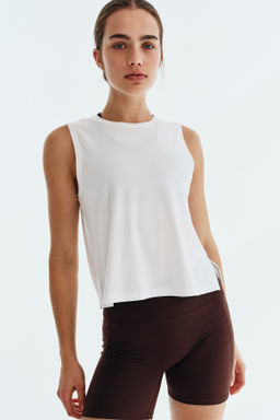 Camiseta de deporte boxy sin mangas con DryMove - H&m фото 10