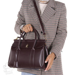 Сумка женская кожаная 3615NN wine red Natale Navetta  в Новосибирске