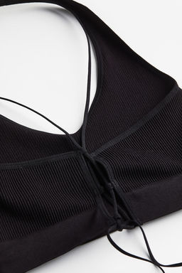 Top halter con tiras Seamless - H&m фото 2