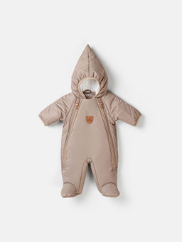 Комбинезон демисезонный с закрытой ножкой Латте 0+