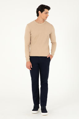 Мужские темно-синие брюки из плотной ткани/чиносы - U.s. polo assn фото 3