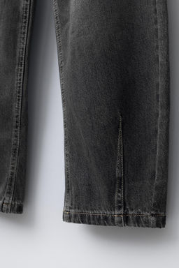 JEANS RELAXED BALLOON / Gris medio - Zara фото 4
