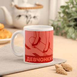 Кружка сублимация Девчонки правят миром 320 мл
