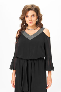 Комбинезон Anastasia Mak 1306 черный фото 2