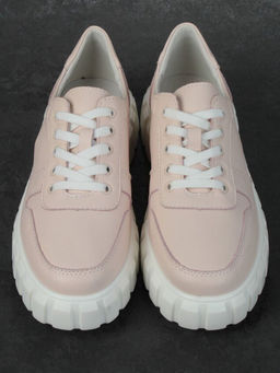 05-PDA96-2 LT. PINK Кроссовки женские (натуральная кожа)