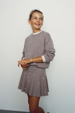 SOFT-TOUCH FAUX PEARL T-SHIRT - Zara фото 5
